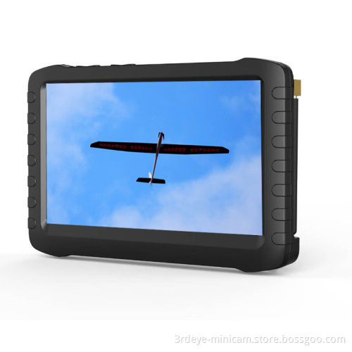 8CH 5.8g Wireless 5" Screen Battery Powered LCD DVR Fpv Monitor 3rd Eye Te968h